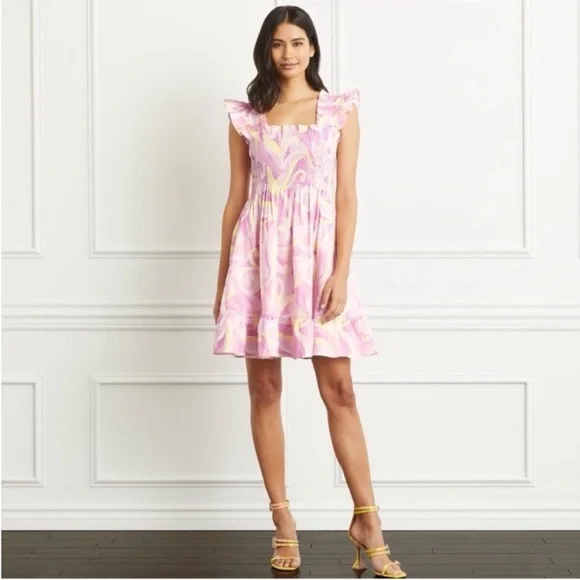 Hill House | Dresses | Hill House The Elizabeth Nap Dress Linen Candy  Kaleidoscope | Poshmark